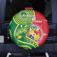 Tonga Australia Rugby Spare Tire Cover Kangaroos And Tonga Mate Maa Together