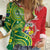 Custom Tonga Australia Rugby Women Casual Shirt Kangaroos And Tonga Mate Maa Together