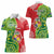 Custom Tonga Australia Rugby Women Polo Shirt Kangaroos And Tonga Mate Maa Together