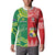 Custom Tonga XIII And Australia Kangaroos Button Sweatshirt Mate Maa Tongan Ngatu With Aboriginal
