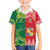 Custom Tonga XIII And Australia Kangaroos Family Matching Puletasi and Hawaiian Shirt Mate Maa Tongan Ngatu With Aboriginal