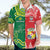 Custom Tonga XIII And Australia Kangaroos Hawaiian Shirt Mate Maa Tongan Ngatu With Aboriginal