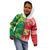 Custom Tonga XIII And Australia Kangaroos Kid Hoodie Mate Maa Tongan Ngatu With Aboriginal