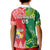 Custom Tonga XIII And Australia Kangaroos Kid Polo Shirt Mate Maa Tongan Ngatu With Aboriginal