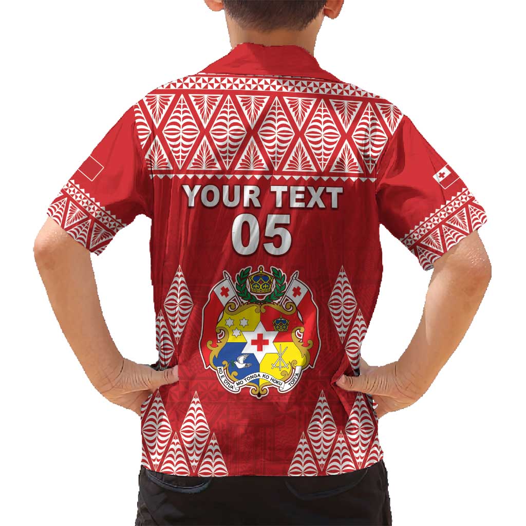 Custom Tonga Rugby Family Matching Long Sleeve Bodycon Dress and Hawaiian Shirt Tonga Mate Ma'a Take The Lead LT05 - Polynesian Pride