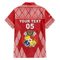 Custom Tonga Rugby Family Matching Long Sleeve Bodycon Dress and Hawaiian Shirt Tonga Mate Ma'a Take The Lead LT05 - Polynesian Pride