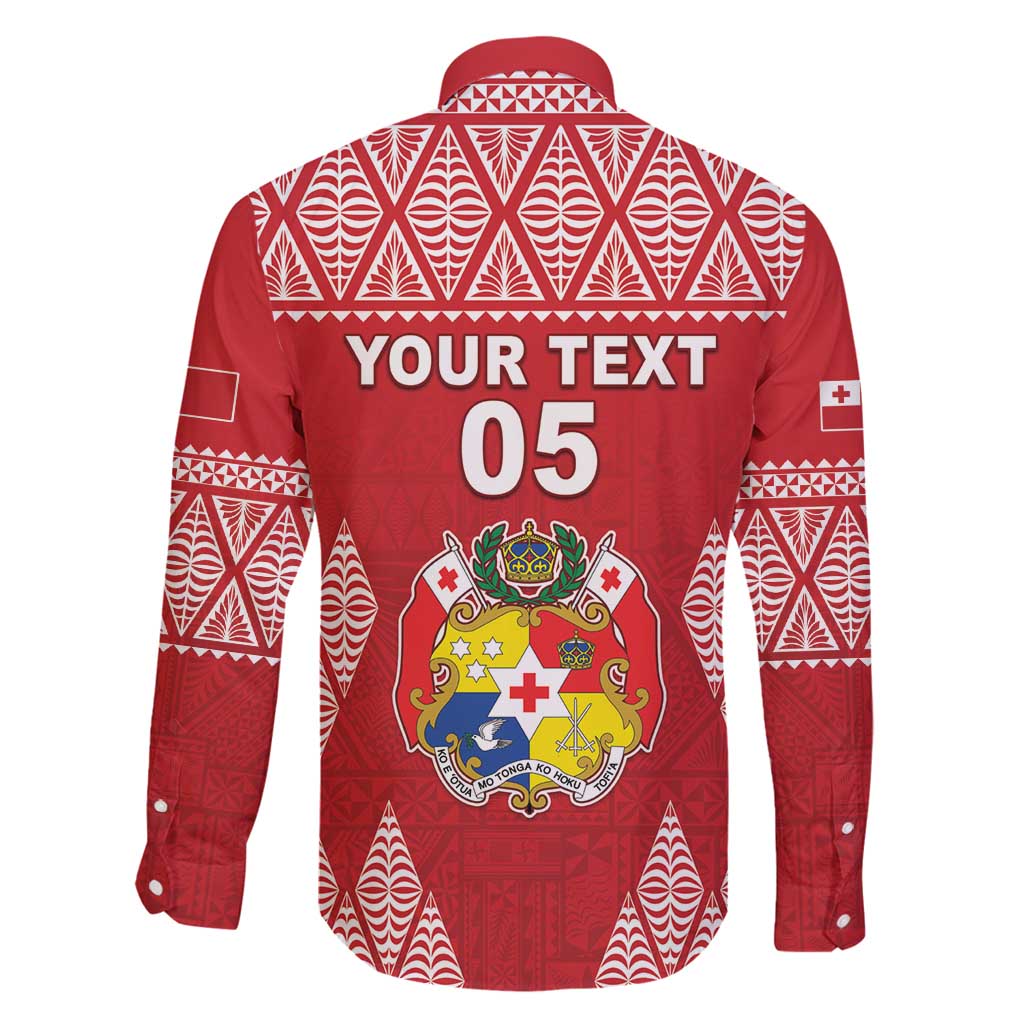 Custom Tonga Rugby Family Matching Mermaid Dress and Hawaiian Shirt Tonga Mate Ma'a Take The Lead LT05 - Polynesian Pride
