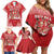 Custom Tonga Rugby Family Matching Off Shoulder Short Dress and Hawaiian Shirt Tonga Mate Ma'a Take The Lead