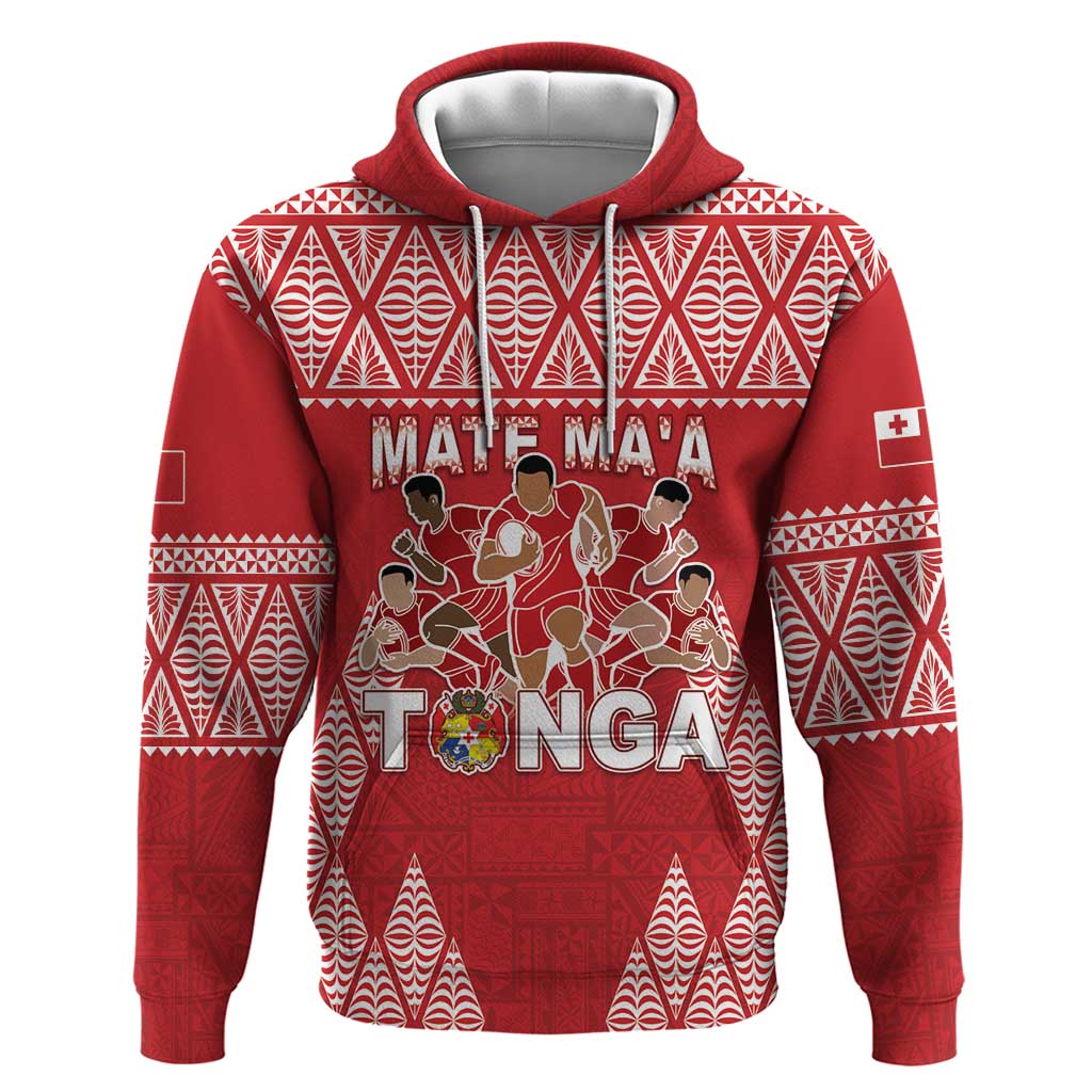 Custom Tonga Rugby Hoodie Tonga Mate Ma'a Take The Lead