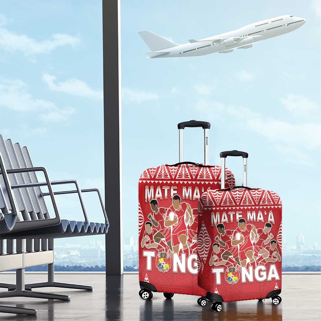 Tonga Rugby Luggage Cover Tonga Mate Ma'a Take The Lead