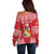 Custom Tonga Rugby Off Shoulder Sweater Tonga Mate Ma'a Take The Lead