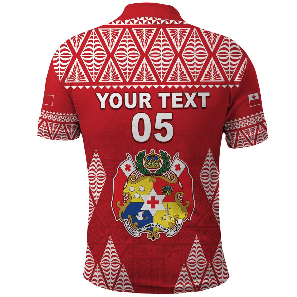 Custom Tonga Rugby Polo Shirt Tonga Mate Ma'a Take The Lead LT05 - Polynesian Pride