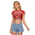 Custom Tonga Rugby Raglan Cropped T Shirt Tonga Mate Ma'a Take The Lead