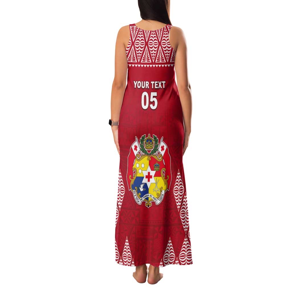 Custom Tonga Rugby Tank Maxi Dress Tonga Mate Ma'a Take The Lead