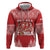 Custom Tonga Rugby Zip Hoodie Tonga Mate Ma'a Take The Lead