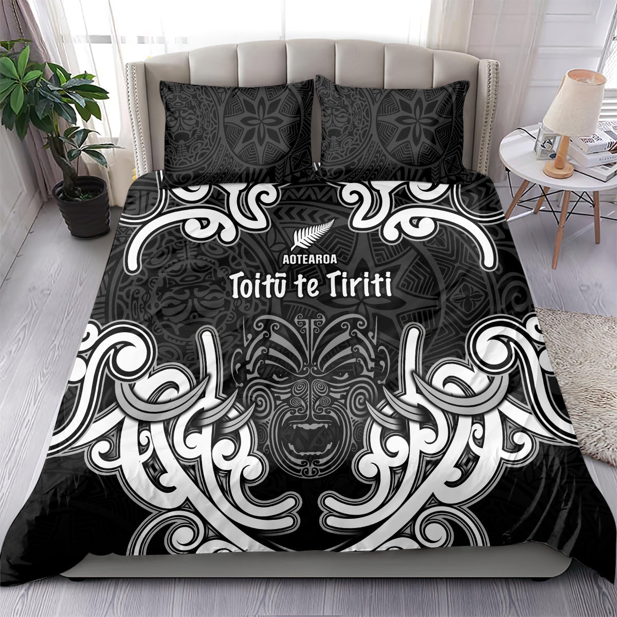 Aotearoa Bedding Set Toitu Te Tiriti O Waitangi LT05 - Polynesian Pride
