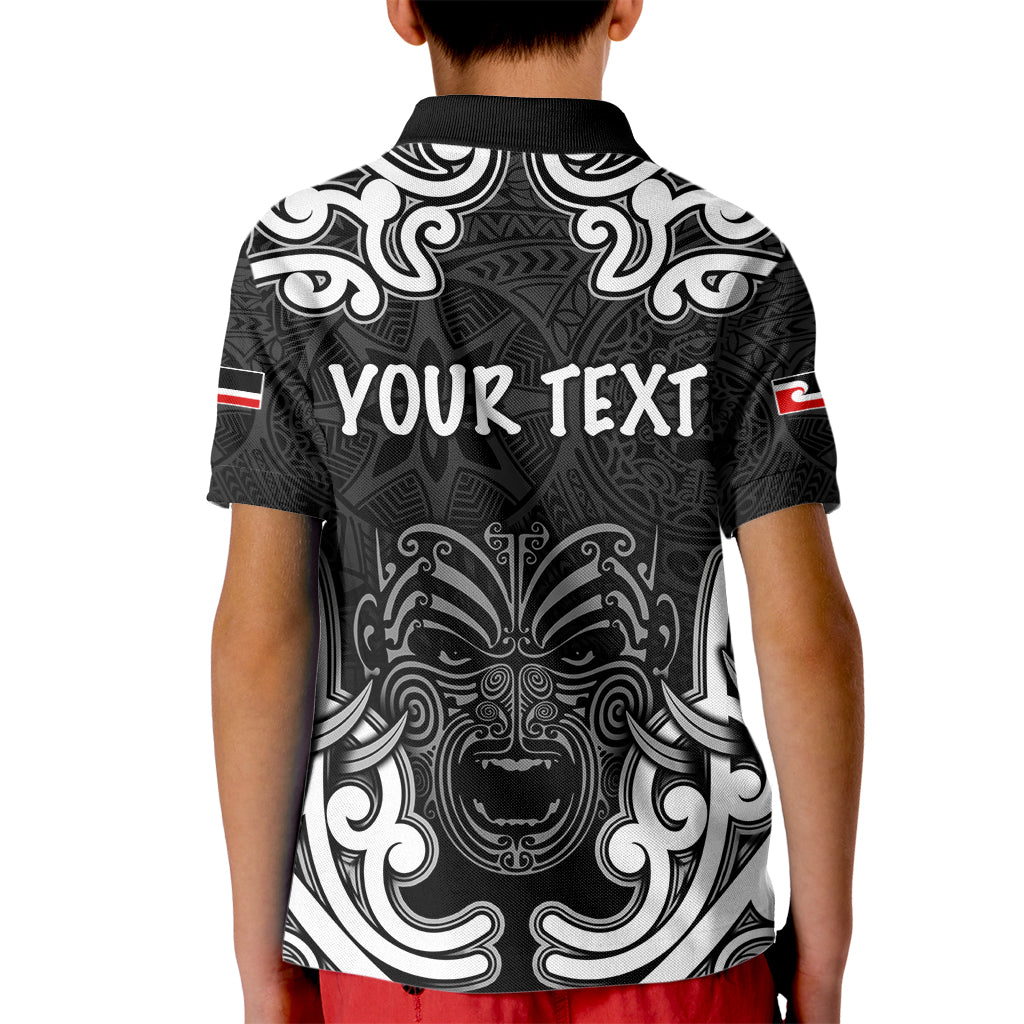 Personalised Aotearoa Kid Polo Shirt Toitu Te Tiriti O Waitangi LT05 - Polynesian Pride