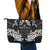 Aotearoa Leather Tote Bag Toitu Te Tiriti O Waitangi LT05 - Polynesian Pride