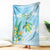 2025 Aloha Hawaii Blanket Tropical Flowers And Honu