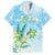 Personalised 2025 Aloha Hawaii Family Matching Short Sleeve Bodycon Dress and Hawaiian Shirt Tropical Flowers And Honu