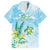 Personalised 2025 Aloha Hawaii Family Matching Tank Maxi Dress and Hawaiian Shirt Tropical Flowers And Honu