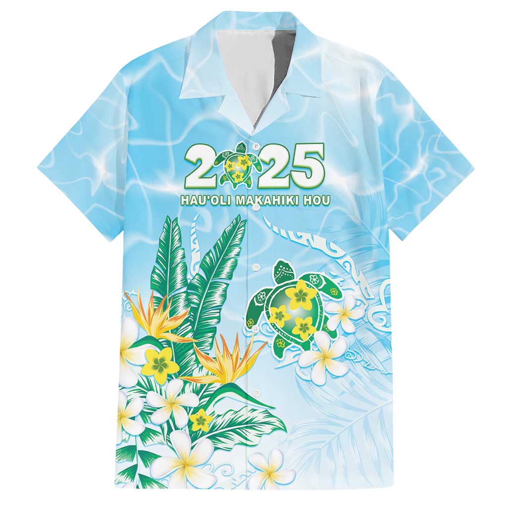 Personalised 2025 Aloha Hawaii Hawaiian Shirt Tropical Flowers And Honu