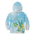 Personalised 2025 Aloha Hawaii Kid Hoodie Tropical Flowers And Honu