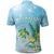 Personalised 2025 Aloha Hawaii Polo Shirt Tropical Flowers And Honu