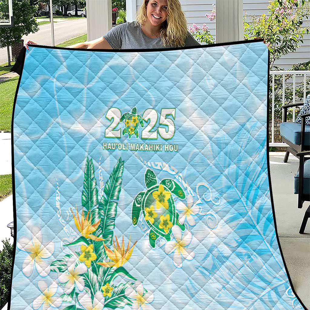 2025 Aloha Hawaii Quilt Tropical Flowers And Honu