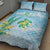 2025 Aloha Hawaii Quilt Bed Set Tropical Flowers And Honu