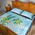 2025 Aloha Hawaii Quilt Bed Set Tropical Flowers And Honu