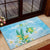 2025 Aloha Hawaii Rubber Doormat Tropical Flowers And Honu