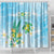 2025 Aloha Hawaii Shower Curtain Tropical Flowers And Honu