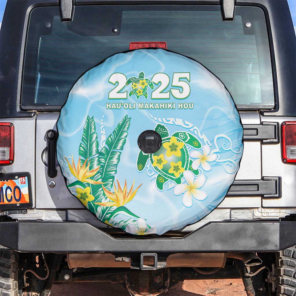 2025 Aloha Hawaii Spare Tire Cover Tropical Flowers And Honu