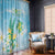 2025 Aloha Hawaii Window Curtain Tropical Flowers And Honu