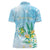 Personalised 2025 Aloha Hawaii Women Polo Shirt Tropical Flowers And Honu