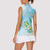 Personalised 2025 Aloha Hawaii Women Sleeveless Polo Shirt Tropical Flowers And Honu