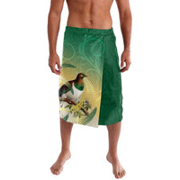 New Zealand Pigeon Kereru Lavalava Maori Fern Art Green Gradient - Polynesian Pride