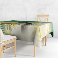 New Zealand Pigeon Kereru Tablecloth Maori Fern Art Green Gradient - Polynesian Pride