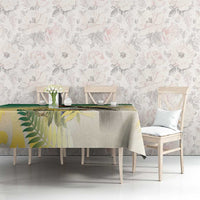 New Zealand Pigeon Kereru Tablecloth Maori Fern Art Green Gradient - Polynesian Pride