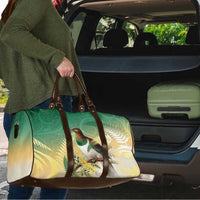 New Zealand Pigeon Kereru Travel Bag Maori Fern Art Green Gradient LT05 - Polynesian Pride