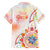 Happy Holi Festival Hawaiian Shirt Rangoli With Polynesian Pattern LT05 - Polynesian Pride