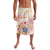 Happy Holi Festival Lavalava Rangoli With Polynesian Pattern LT05 White - Polynesian Pride