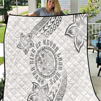 Brain Cancer Warrior Quilt Never Give Up