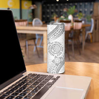 Brain Cancer Warrior Skinny Tumbler Never Give Up