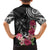 Black Polynesian Hammerhead Shark Tribal Pattern Hawaiian Shirt