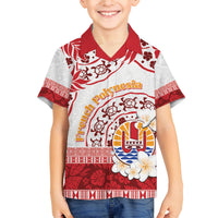 French Polynesia Internal Autonomy Day Family Matching Puletasi and Hawaiian Shirt Tropical Hibiscus And Turtle Pattern