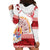 French Polynesia Internal Autonomy Day Hoodie Dress Tropical Hibiscus And Turtle Pattern