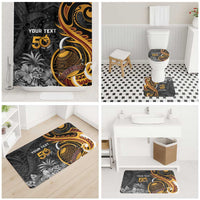 Papua New Guinea Bathroom Set Happy 50th Independence Anniversary - Polynesian Pride