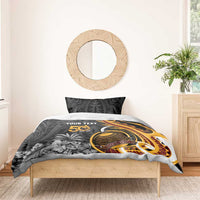 Personalised Papua New Guinea Bedding Set Happy 50th Independence Anniversary - Polynesian Pride